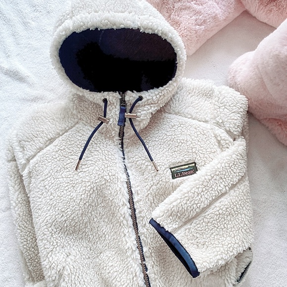 L.L.Bean womens Mountain Pile Fleece coat - Picture 11 of 16